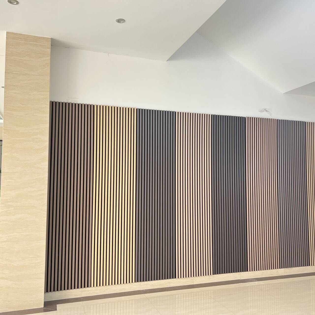 High Quality Sound Absorbing Wood Slatted Acoustic Panels