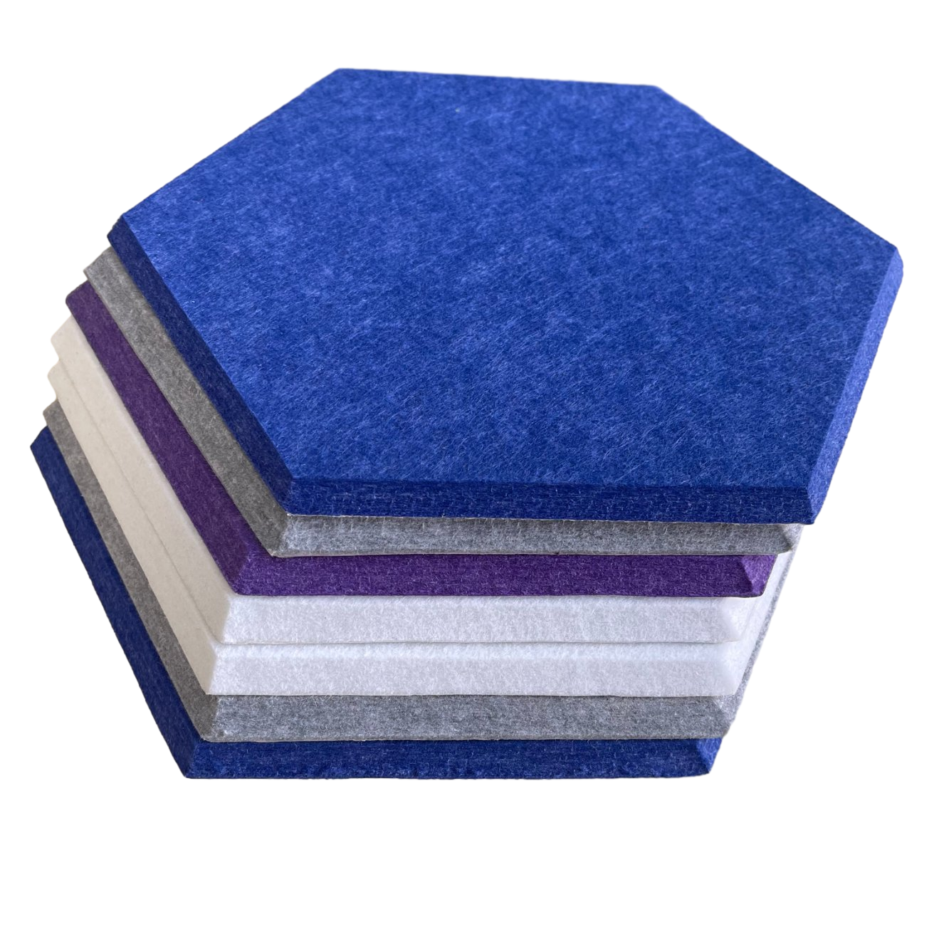 Self Adhesive Hexagon panels Square Large Polyester Felt Board Tiles Sound Proof Acoustic Wall Panel