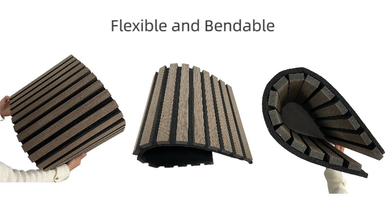 Flexible Wooden Acoustic Panel for Decorative Sound Absorption