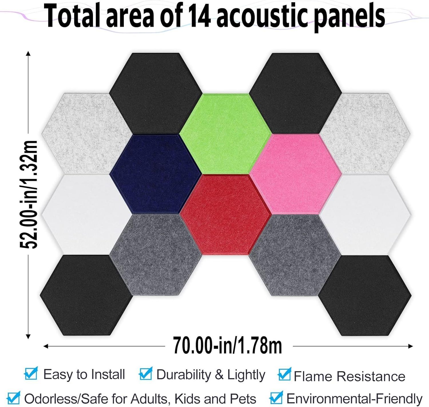 18mm Sound Absorbing Polyester Fiber V grooved Self Adhesive Pet Felt Acoustic Panels