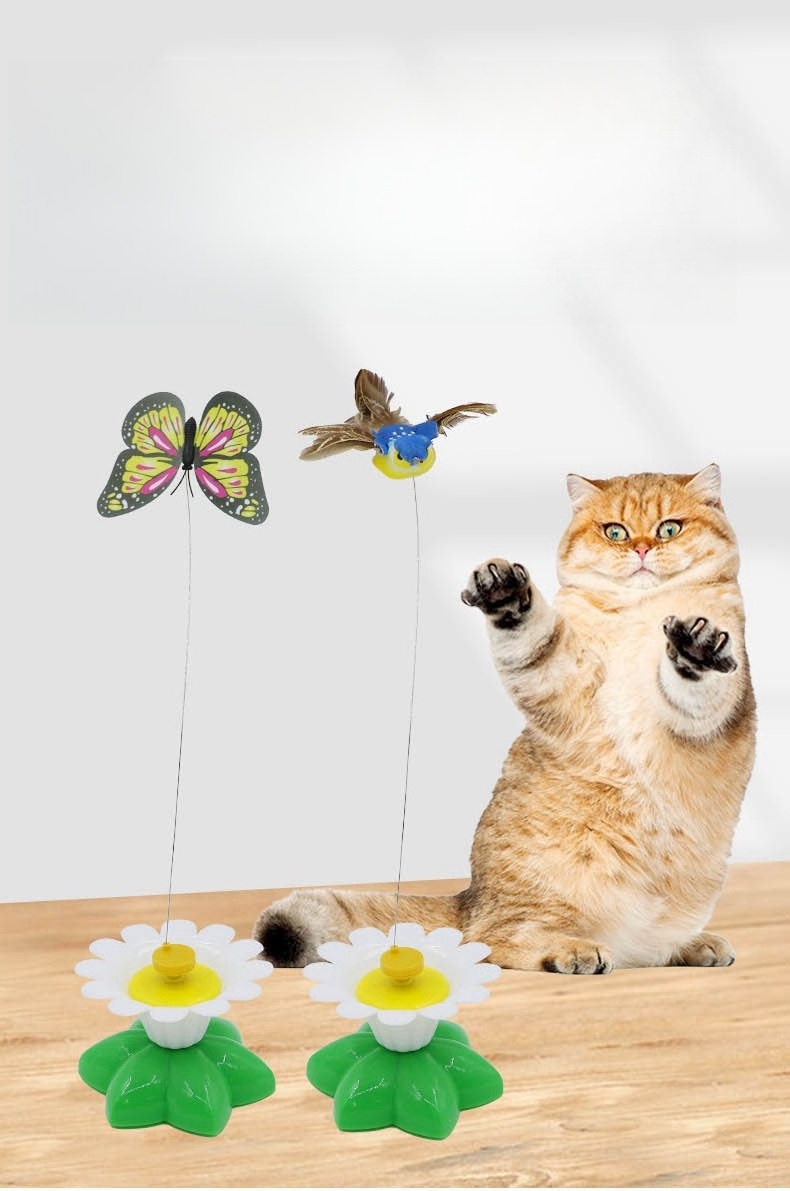 Funny Flying Butterfly Birds Smart Cat Toy Cat Intelligence Toy Electric Cat Toy