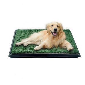 Good Quality Indoor Outdoor Artificial Grass Potty Training Tray Dog Potty Toilet