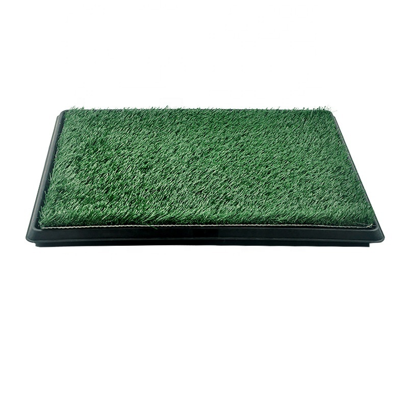 Good Quality Indoor Outdoor Artificial Grass Potty Training Tray Dog Potty Toilet