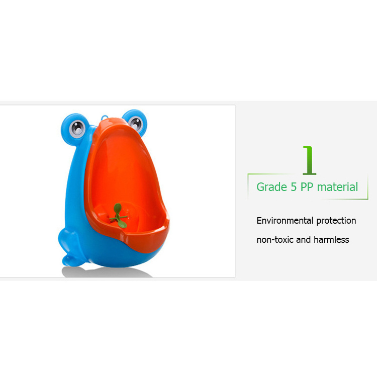 Cartoon Cute Frog Plastic Potty Training Urinal Infant Toddler Bath Toilet for Baby Boys and Children Kids' Bathroom Accessory