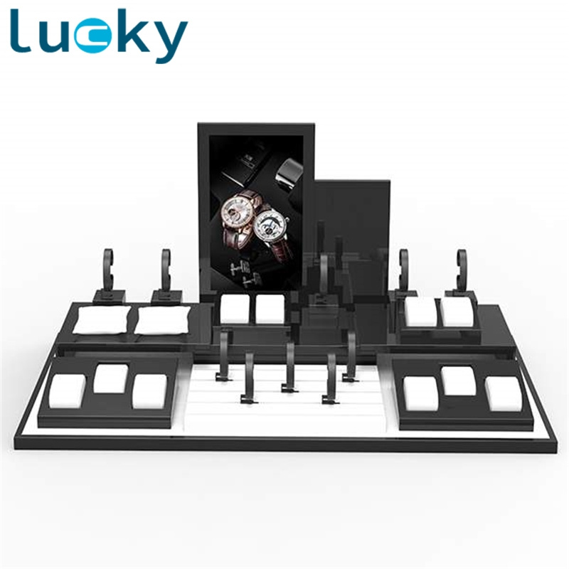 New Design Custom Acrylic Counter watch display stand for retail store