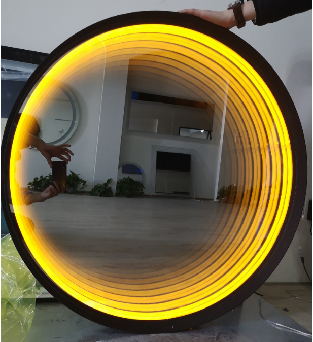 New Style Infinity Wall Mirror Light Decor Home Infinity RGB Tunnel Led Infinity Mirror