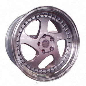 14 15 16 17 18 Inch Wheels Deep Dish Rim Price 4 5 8 Holes 100 112 114.3 120 Pcd Wheel For Car