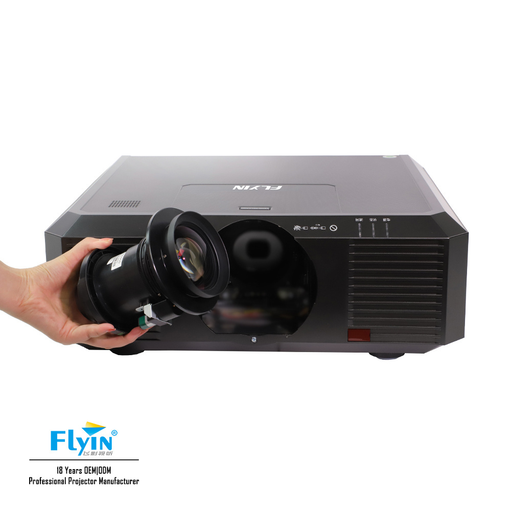 FLYIN2024 7D Holographic Multimedia Projector 10000 Lumen 3LCD Laser Mapping for Outdoor Building Projection