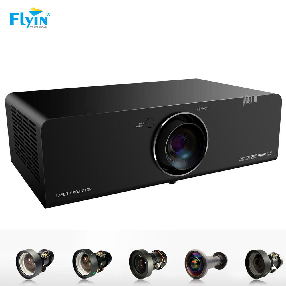 Laser Projector New Full HD 3D High Lumens Outdoor 1080p 4K Video 12000 Lumens Digital Projector Pico LCD 3-YEAR Ce