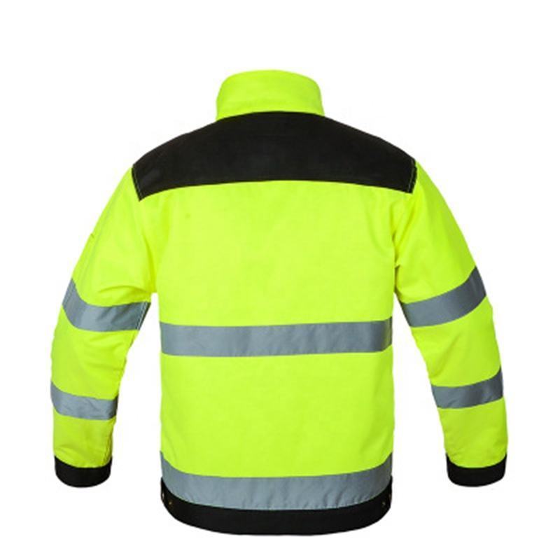 Work Suit for Construction Reflector Hi Vis Jacket and Pants Set Safety Workwear