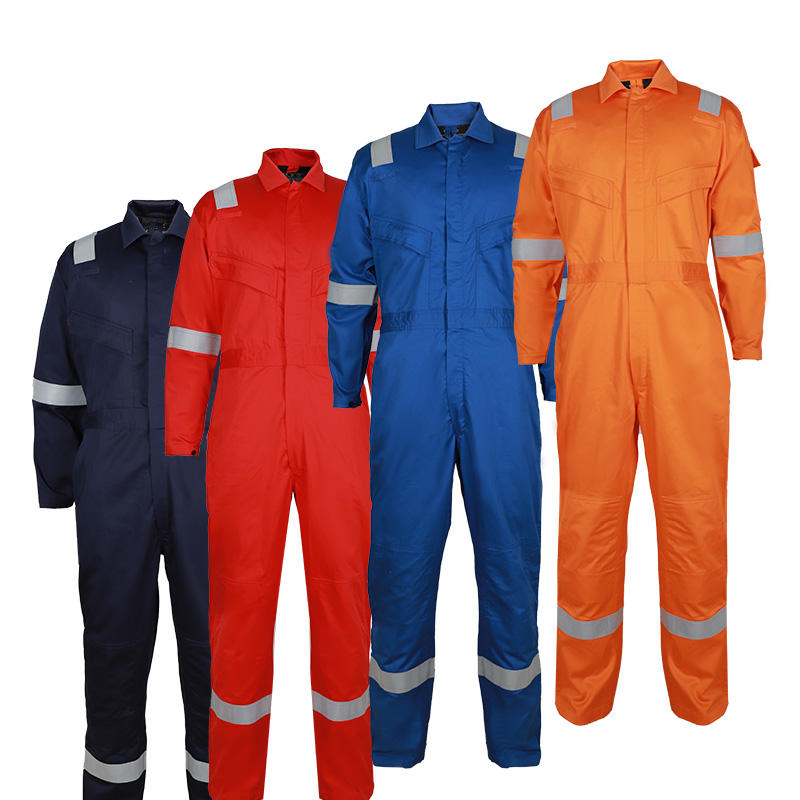 Workwear Uniform Flame Retardant Working Coveralls Industrial Fire Retardant Coverall