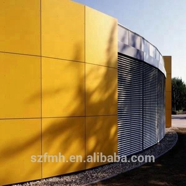 FMH hpl wall panel facade hpl laminated exterior wall panel/hpl china