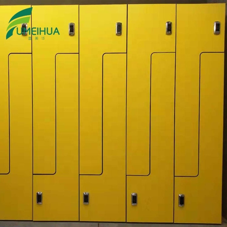 beach locker/clothes lockers/HPL Z shape locker