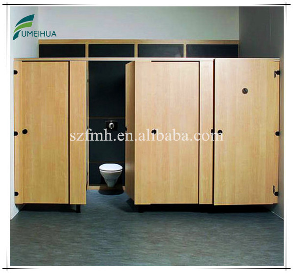 Fumeihua Modern Cheap Used Bathroom Partitions / Gym Room Shower Toilet Cubicles CE Contemporary School Doors School Accessories