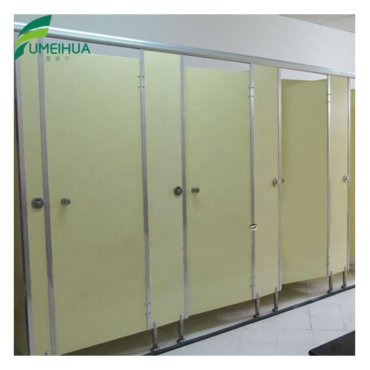 waterproof phenolic board kids toilet cubicles partition toilet divider door