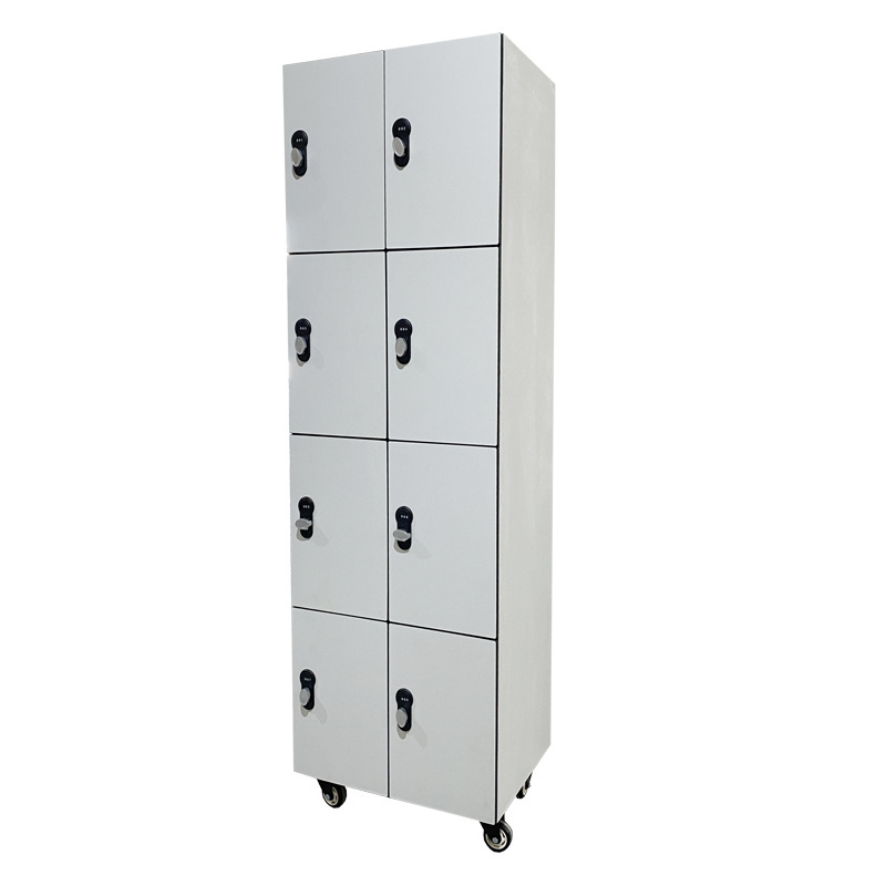 Hong Kong light grey 4 door staff locker 8 door HPL employees lockers for hostels