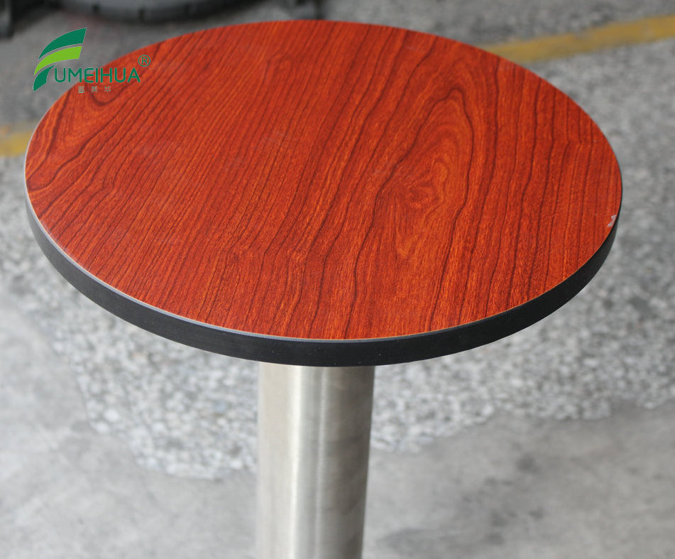 Table Top Coffee Shop Hpl Compact Laminate Outdoor Home Furniture Modern Wall Mounted Dining Table Teak Wood Dining Table 12MM