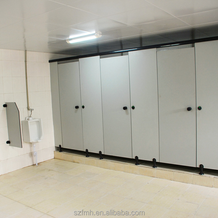 HPL commercial shower hardware partitions hinge cubicle for school partitions toilet