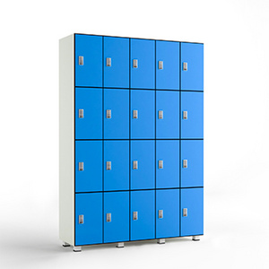 Commercial furniture Single mudroom locker cabinet One tier stadium wood locker hasp padlock system employees locker