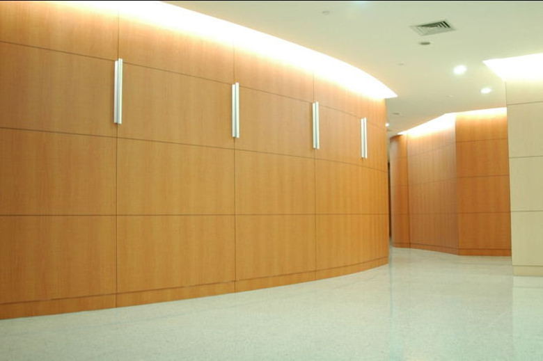 HPL Durable and Exquisite Modern Design Interior Wall Cladding Indoor Panel Wood Textured Fumeihua Manufacturer