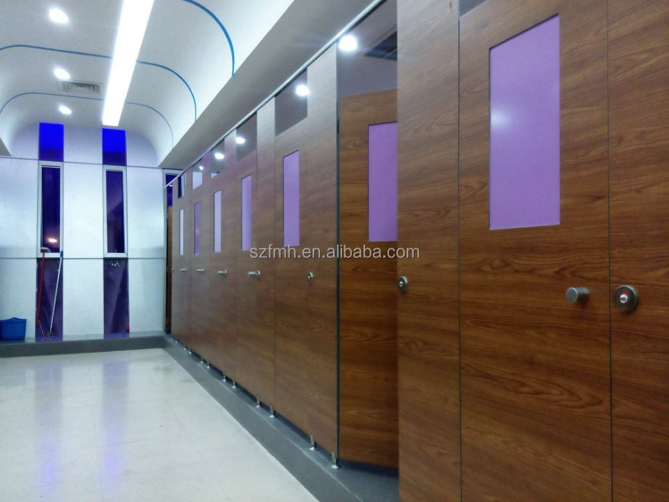 Fumeihua Modern Cheap Used Bathroom Partitions / Gym Room Shower Toilet Cubicles CE Contemporary School Doors School Accessories