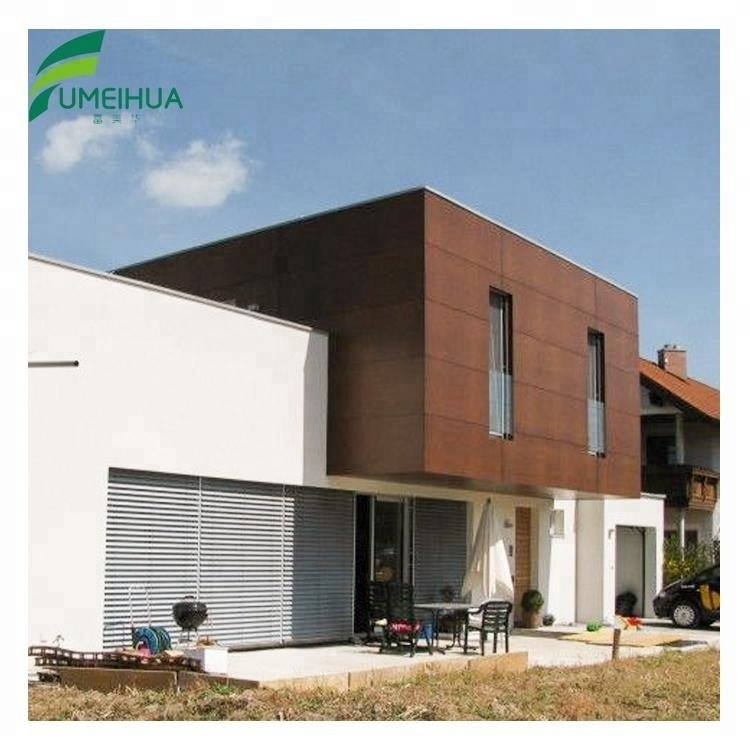 FMH hpl wall panel facade hpl laminated exterior wall panel/hpl china