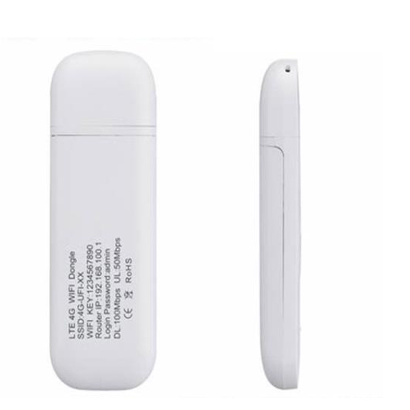 4G WiFi Router 100Mbps USB Modem Wireless Broadband Mobile Hotspot LTE 3G/4G Unlock Dongle with SIM Slot Stick Date Card