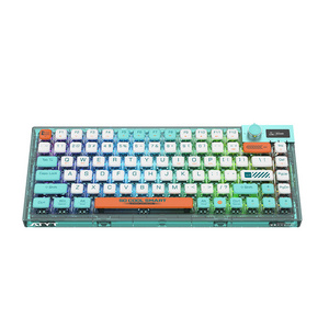 Professional Gaming Kailh Switches Built-in battery TYPE-C Wireless Transparent RGB Mechanical keyboard