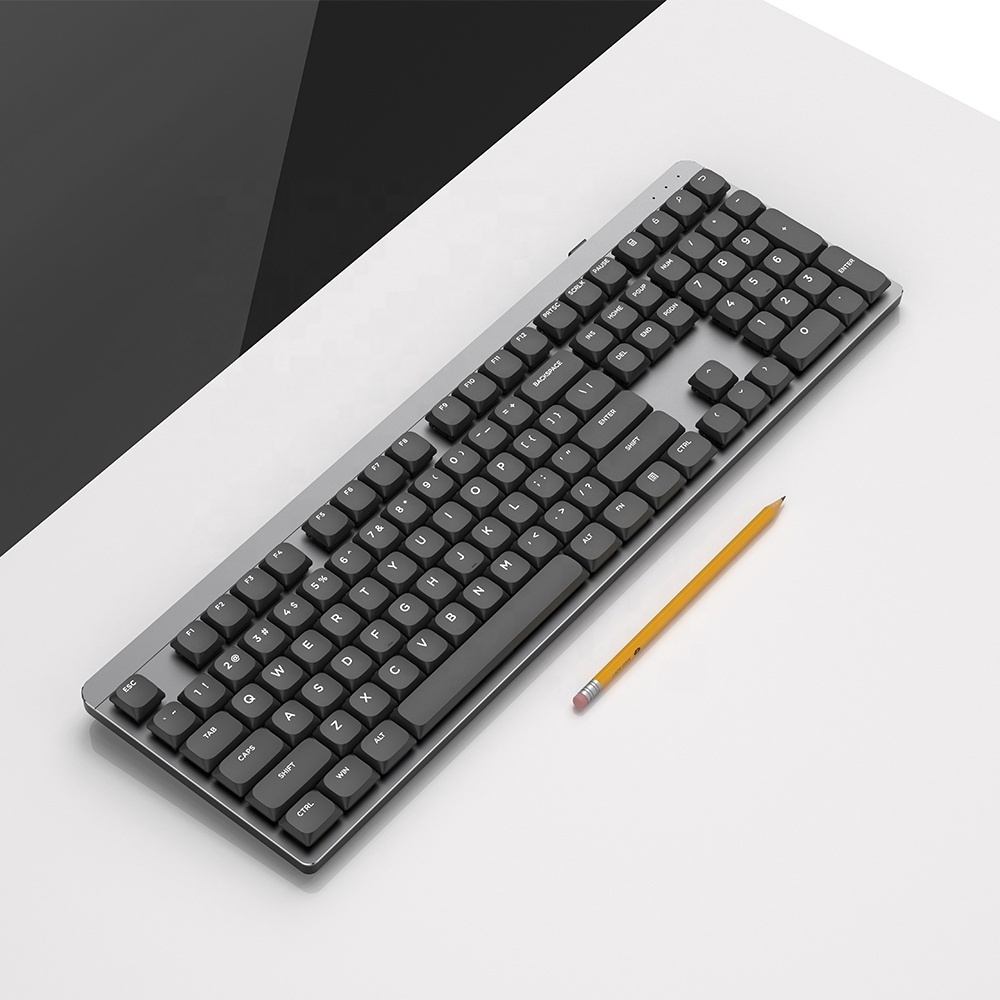 Full-Size Low-Profile Office Mechanical Keyboard with 111 Keys Outemu Switch for Computers Laptops Mac mechanical keyboard