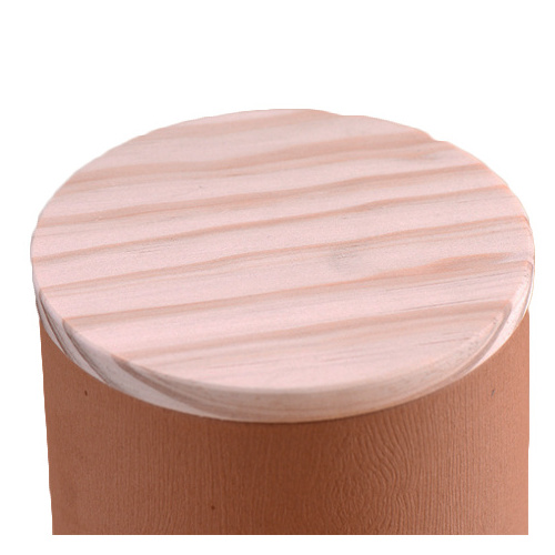 Wholesale Organic Color  Friendly Paper  Packaging original wood paper box With Wooden Lid