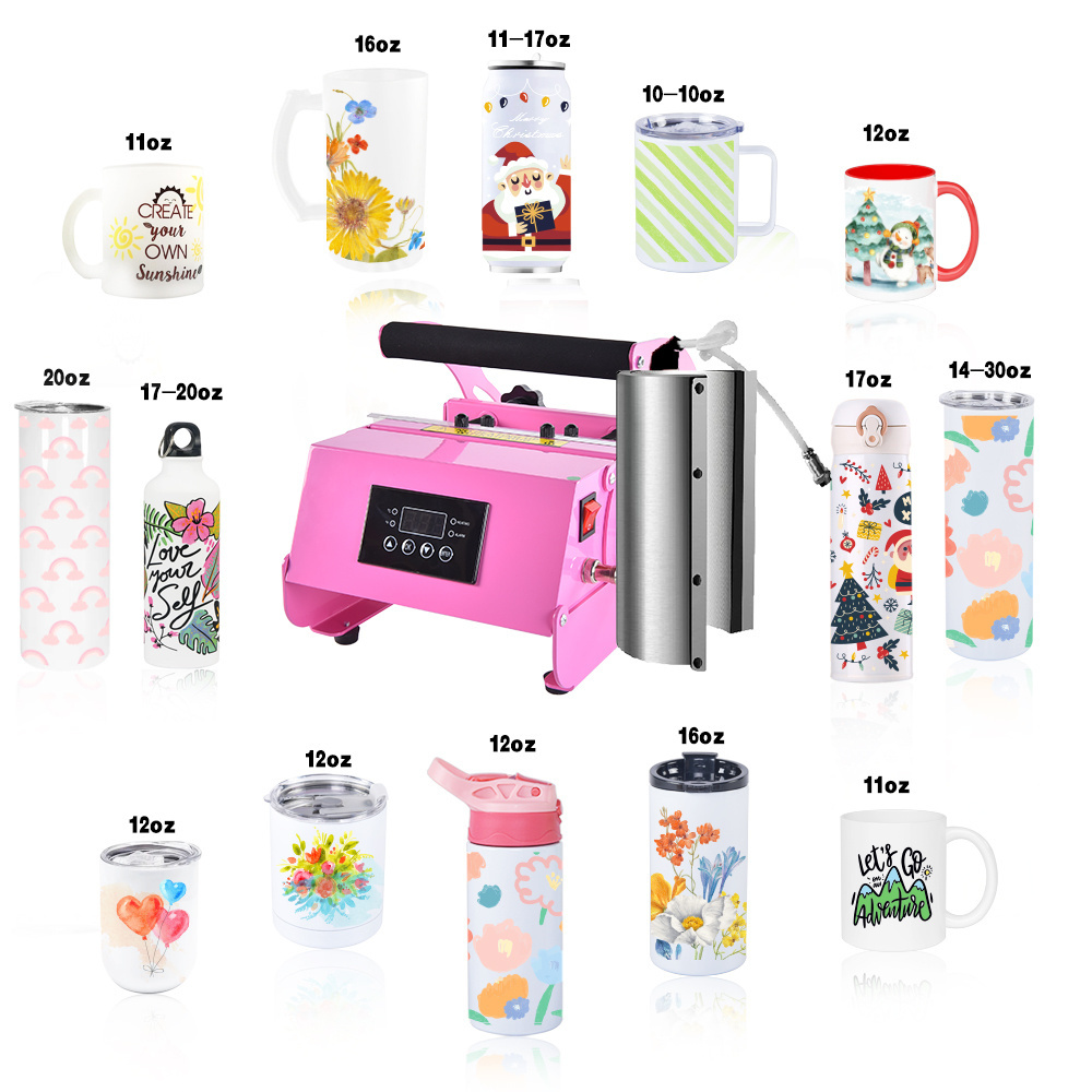 USA warehouse Tumbler Mug Press Heat Press Machine Sublimation Printing Machine for tumblers