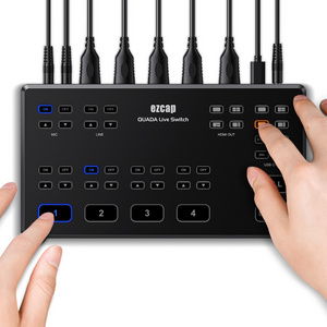 ezcap328 QUADA Live Switch 4 HDMI input Video Capture Streaming Broadcasting Station Video Switch ATEM Mini switchers