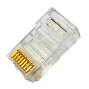 CE Certified 1m Copper Registered Jack with RJ45 Connector UTP Shield PVC Jacket Pure Copper Conductor Insulated Type