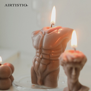 Human Art Naked Extra Large Male Body Mold Shaped Candles nude body candle