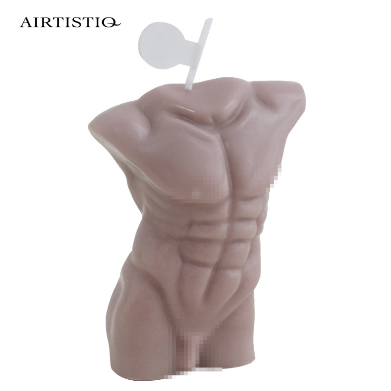 Human Art Naked Extra Large Male Body Mold Shaped Candles nude body candle