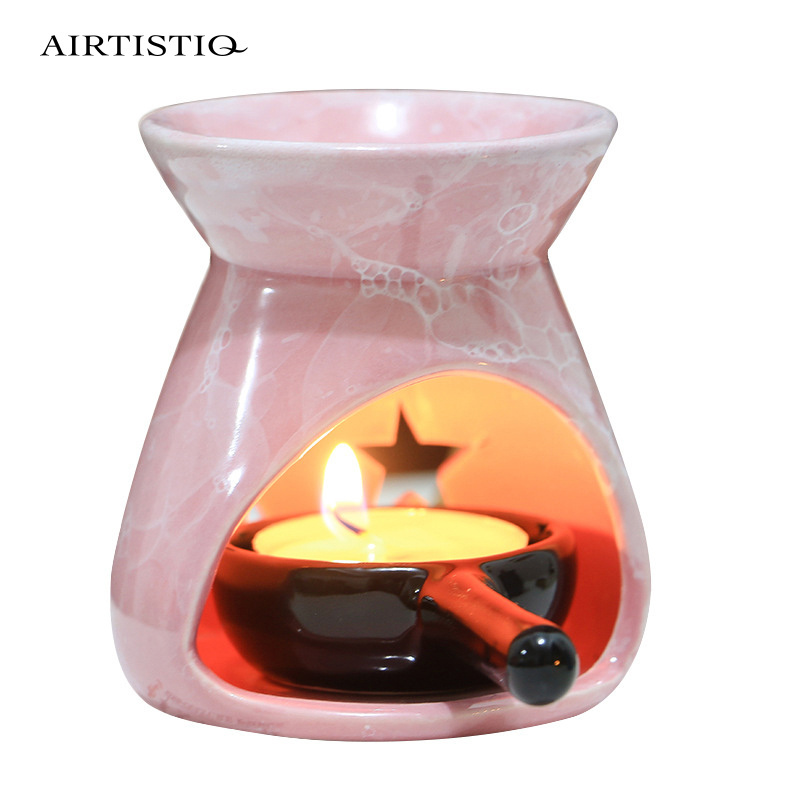 Home Decoration Tea Light Oil Burners Ceramic Wholesale Candle Warmer Lamp