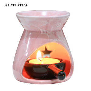 Home Decoration Tea Light Oil Burners Ceramic Wholesale Candle Warmer Lamp