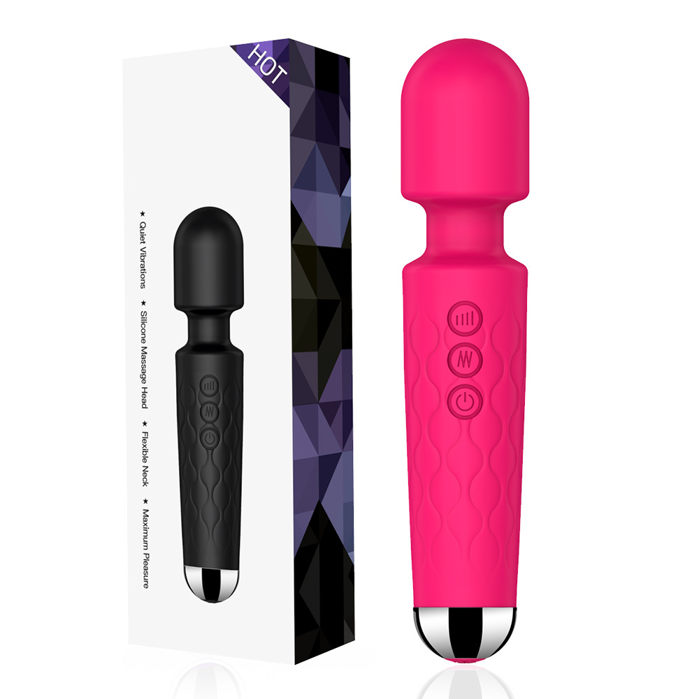 Personal Handheld Electric Mini Massage Stick Rechargeable Wand Vibrator Magic Powerful Wand Massager