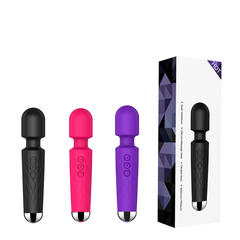 Personal Handheld Electric Mini Massage Stick Rechargeable Wand Vibrator Magic Powerful Wand Massager