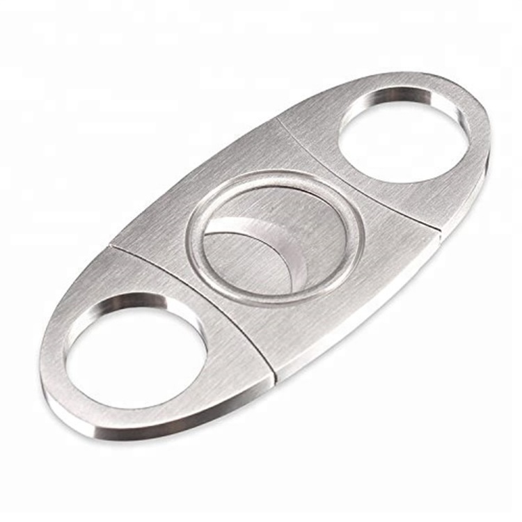 Wholesale high quality Cigar Cutter Guillotine, Stainless Steel Double Blade Cigar Cutter