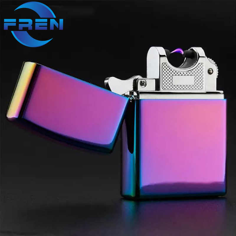 2022 Fren Gold and silver zinc alloy best price arc lighter,arc lighter usb