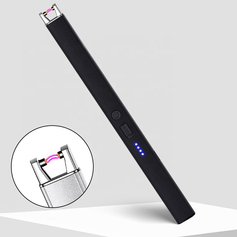 2024 FR-866 New thin usb charging BBQ lighter electronic cigarette lighters small rechargeable electric lighter