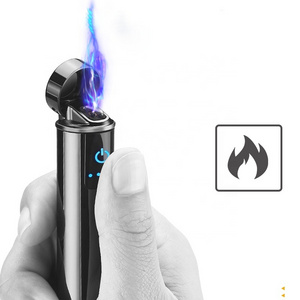 FR-P05 New Lighter FREE Sample FREE LOGO USB Custom Wholesale Electric Pulse Electric LIGHTER