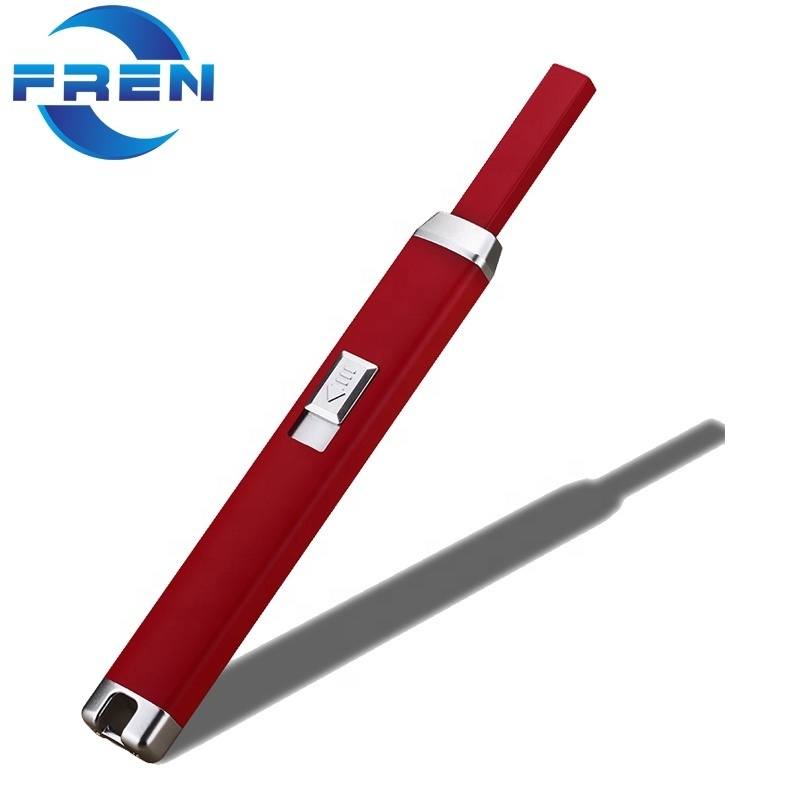 USB Rechargeable Electronic Arc Lighter Long Handle Kitchen Stove Grill Lighter Camping Fireplace Fireworks Cigarette Torch