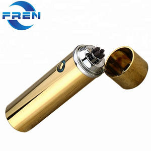 2024 Briquet double arc lighter, Cylindrical USB charging electric metal lighters,Men's Cigar lighters