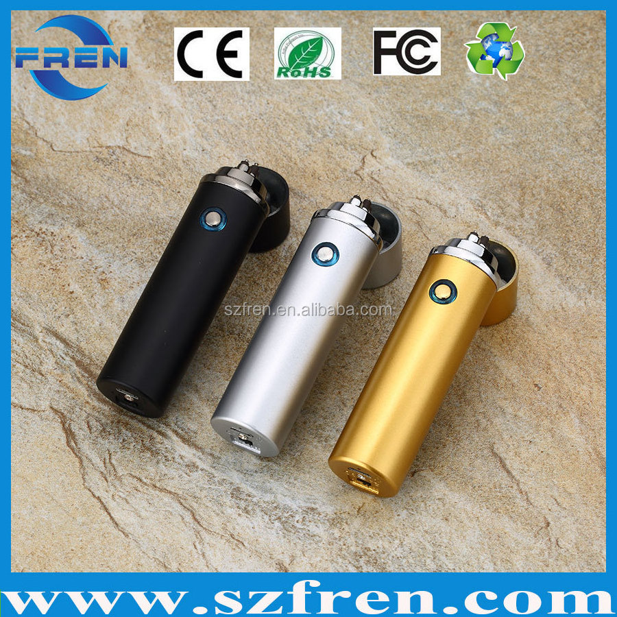 High end shenzhen cigar and pipe usb lighter rechargeable electric double arc lighters with LED light