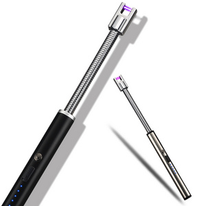 Top Quality X Metal Electronic Double Arc Lighter Usb Charged jobon lighter