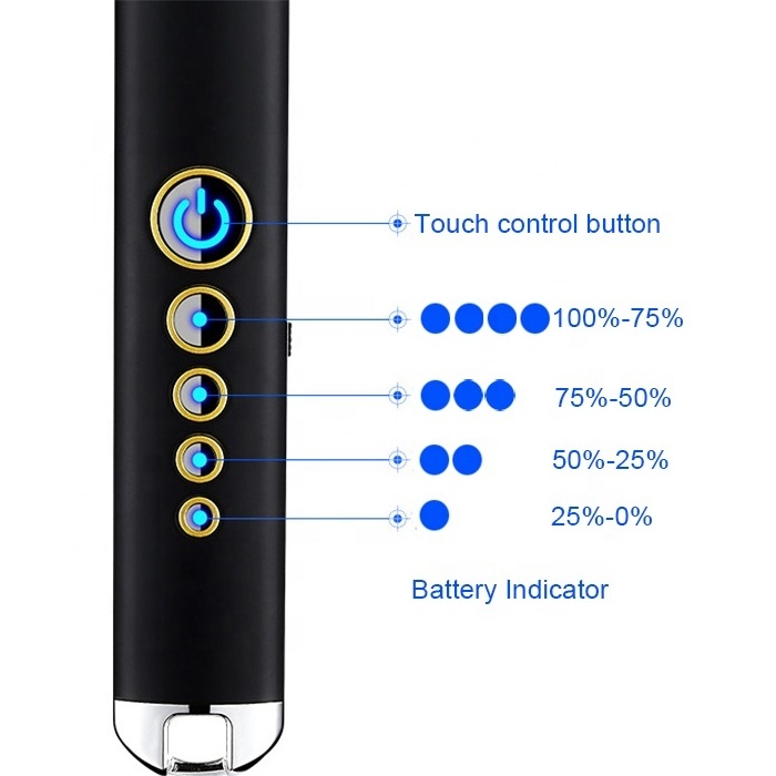 Lighter AAA Battery Safety Switch&Splash&Wind Proof Lighter For Candles,BBQ,Fireworks