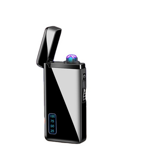 Windproof Versatile Turbo Jet Torch Lighter USB Rechargeable Plasma Dual Arc Electric Lighter Flame Adjustable Butane