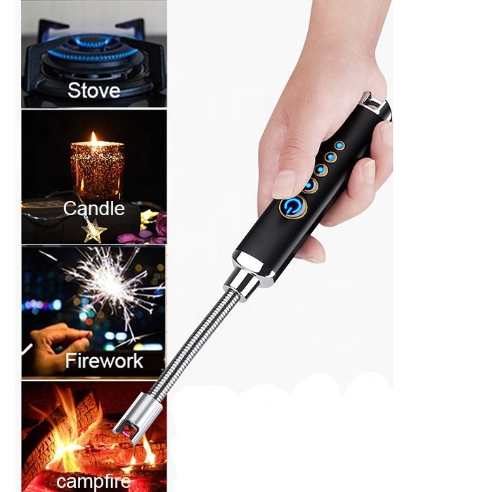 Lighter AAA Battery Safety Switch&Splash&Wind Proof Lighter For Candles,BBQ,Fireworks